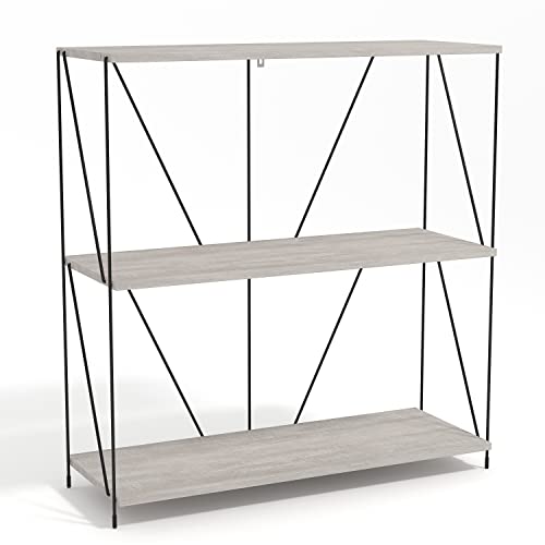 Wood and Metal Shelf - 3 Tier - Narrow