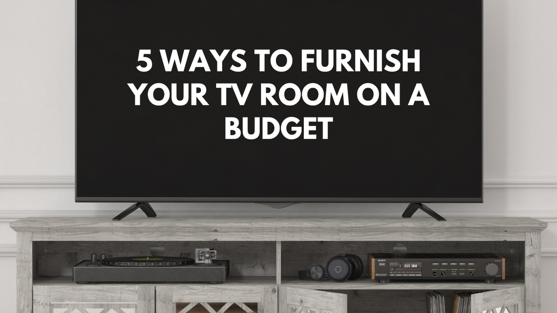 5 Ways to Furnish Your TV Room On a Budget