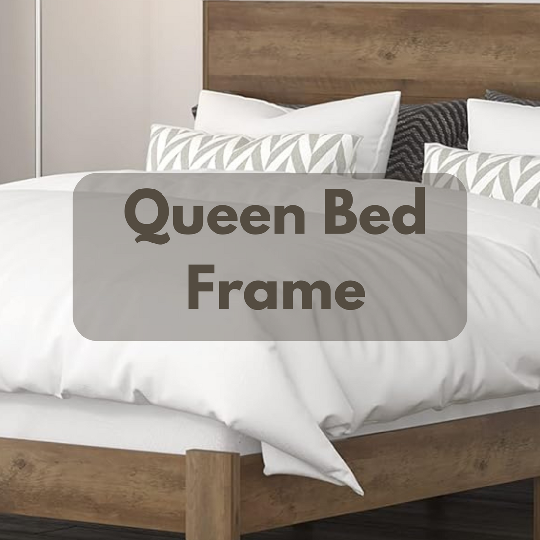 Galano Payne Wood Platform Queen Bed Frame