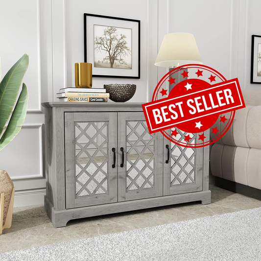 Discover the Galano Millicent 3 Door Sideboard Buffet Cabinet: Your Ultimate Stylish Storage Solution for the Living Room