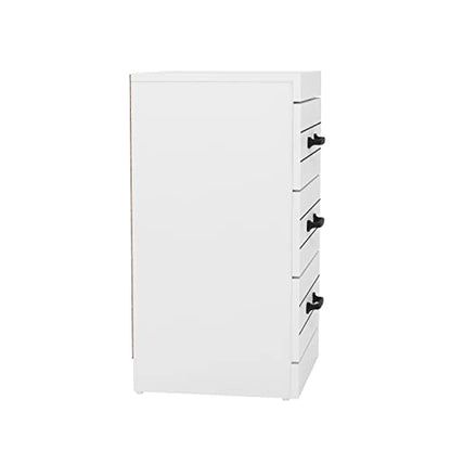 Galano Allington Dresser - 3 Drawer Chest - Small Side Table, End Table with Storage for Bedroom - Chest of Drawers for Clothes - Organizers for Hallway, Entryway, Living Room - White