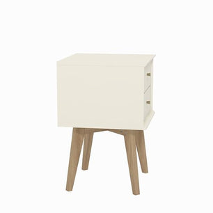 Galano Abby Bedside Table - Stylish 2 Drawer Bedside - Side Table with Storage - Storage Cabinet for Hallway - Entryway or Bedroom