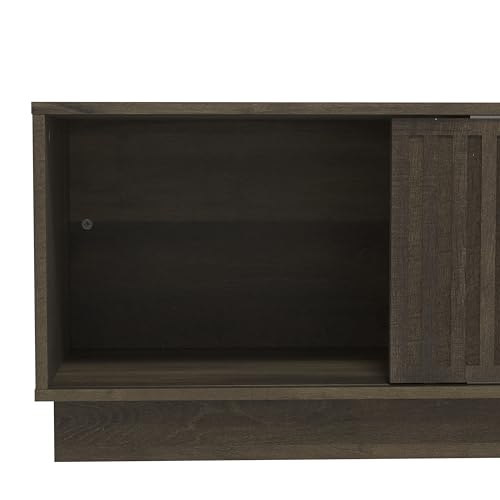 Galano Ryuki Coffee Table - Modern Distressed Oak Finish - Storage Cabinet for Entryway - Foyer - Living Room - Space Saving