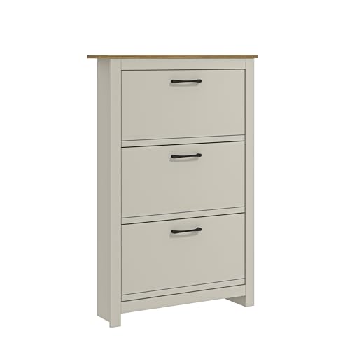 Galano Limestone Shoe Cabinet - Slim Storage Cabinet - Organizers and Storage Cabinet for Hallway - Entryway or Living Room