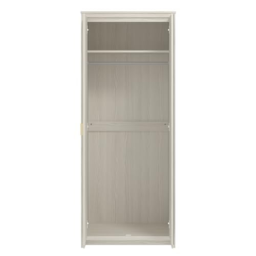 Galano Bonny Wardrobe - Stylish & Sturdy Wardrobe with Bar Gold Handle - Bedroom Furniture Unit with Hanging Rail Storage