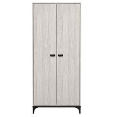 Galano Lawrence Wardrobe - Bedroom Furniture Unit with Hanging Rail Storage