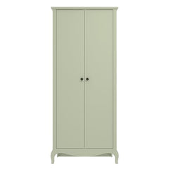 Galano Stella Wardrobe - Stylish & Sturdy Wardrobe with Bar Gold Metal Handle - Bedroom Furniture Unit with Hanging Rail Storage