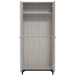 Galano Lawrence Wardrobe - Bedroom Furniture Unit with Hanging Rail Storage