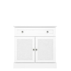 Galano Catalina Sideboard – Rattanschrank, Aufbewahrungs-Organizer – Sideboard mit verstellbarem Regal für Wohnzimmer, Schlafzimmer oder Küche