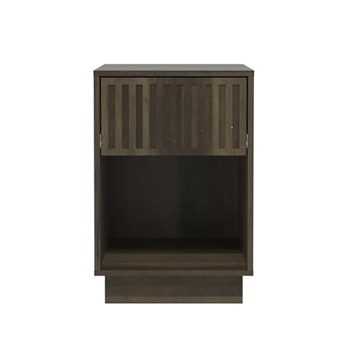 Galano Ryuki 1 Drawer Side Table with Shelf - Storage Cabinet for Hallway - Entryway - Foyer - Living Room - Bedroom - Space Saving