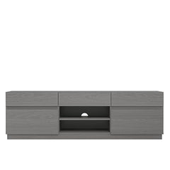 Galano Anderson TV Unit, Entertainment Centre for up to 60" TV, TV Unit with 2 Doors, TV Stand Cabinet for Living Room, Large Storage