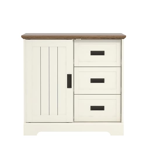 Galano Edison Sideboard mit Schiebetüren – Schrank-Aufbewahrungs-Organizer für Ihr Zuhause – platzsparendes Aufbewahrungs-Sideboard – verstellbare Regale