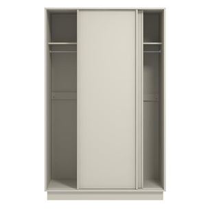 Galano 2 Door Sliding Wardrobe - Space Saving Stylish and Sturdy 2 Door Wardrobe - Bedroom Furniture Unit with Hanging Rail Storage