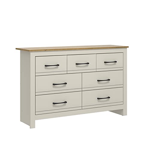 Galano Limestone Chest of Drawer for Bedroom - Closet Organizers and Storage Cabinet for Hallway, Entryway - Light Grey