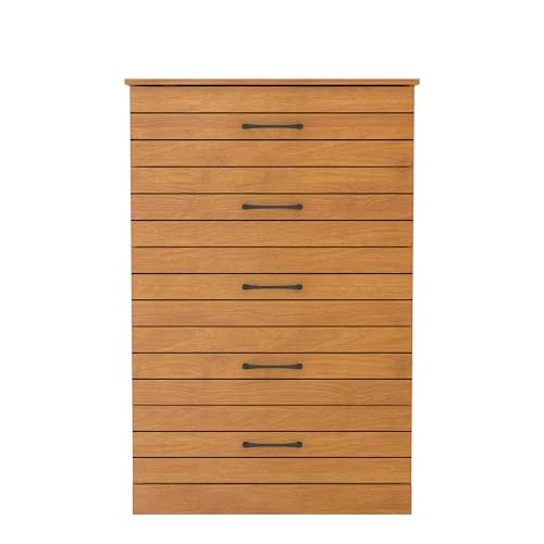 Galano Elis Kommode mit 6 Schubladen, breite Kommoden für Schlafzimmer, 6 tiefe Schubladen zur Schrankorganisation, werkzeugloser, ultraschneller Aufbau, 15,75" T x 47,24" B x 31,54" H, Mattweiß