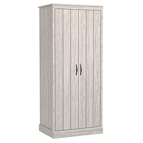 Galano Bristol 2 Door Wardrobe – Bedroom Furniture Unit with Hanging Rail Storage for Clothes Hanging Bedroom Storage - Engineered Wood - ‎54.5 x 77 x 180.5 cm