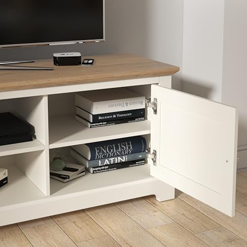 Galano Milan Wide TV-Möbel, Entertainment-Center für Fernseher bis zu 65 Zoll, 150 cm TV-Möbel mit 2 Türen, TV-Ständerschrank fürs Wohnzimmer, viel Stauraum