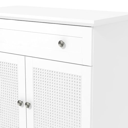 Galano Catalina Sideboard – Rattanschrank, Aufbewahrungs-Organizer – Sideboard mit verstellbarem Regal für Wohnzimmer, Schlafzimmer oder Küche