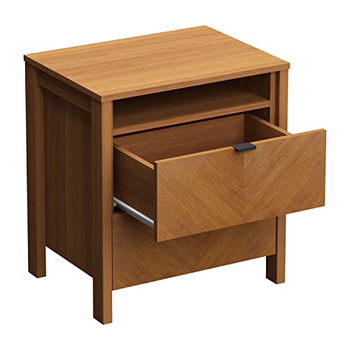 Galano Friddle-Carnforth Nightstand Bedside Table Bedroom, Bedside Cabinet, Spacious Storage End Table, Sofa Side Table, Storage Cabinet Living Room Furniture