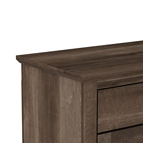 Galano Millicent Wine Cabinet, Farmhouse Coffee Bar Cabinet with Mirror Doors, Sideboard Buffet Table with Wine and Glass Rack, Home Liquor Bar with Storage Shelves for Dining Room, Dusty Grey Oak