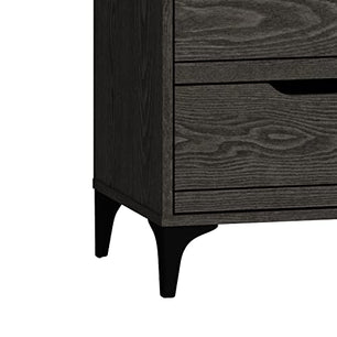 Galano Lilay Nightstand - Bedside Table Bedroom - Bedside Cabinet - Spacious Storage End Table - Sofa Side Table - Side Table for Bedroom - Easy Assembly - Dusty Grey Oak