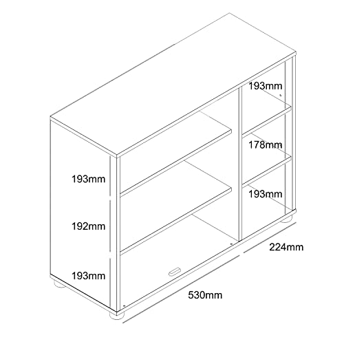 Galano Schuhschrank, 2-türiger Schuhschrank mit Regalen, modernes Schuhregal, stehender Schuh-Organizer für Zuhause, Büro