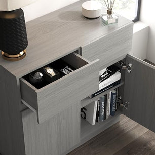 Galano Anderson Sideboard - Cabinet Storage Organizer for Your Home - Storage Sideboard - Adjustable Shelves