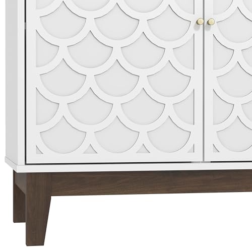 Galano Trafford 3 Door Sideboard - Storage Drawer Cabinet for Living Room, Bedroom, or Kitchen