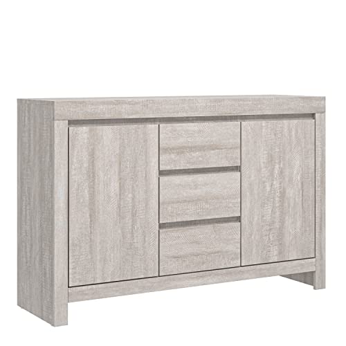 Galano Cubbot 2 Door 3 Drawer Sideboard - Storage Cabinet with 2 Doors and Drawers - Freestanding Cabinet for Living Room & Hallway