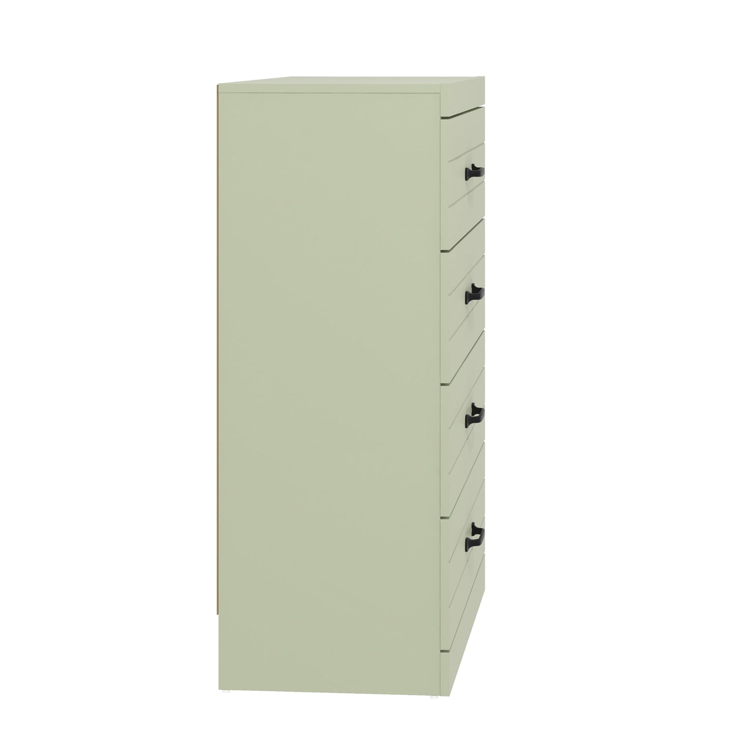 Galano Allington 4 Drawer Chest - Tall Drawer Chest with Storage for Bedroom - Chest of Drawers for Clothes - Storage Cabinet for Hallway, Entryway - Light Green