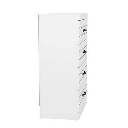 Galano Allington Dresser - 3 Drawer Chest - Small Side Table, End Table with Storage for Bedroom - Chest of Drawers for Clothes - Organizers for Hallway, Entryway, Living Room - White