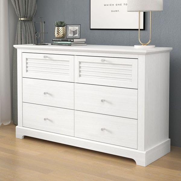 Galano Milan 4 Drawer Chest - Chest of Drawer with Storage for Bedroom - Organizers and Storage Cabinet for Hallway - Entryway or Living Room (Light Grey/Oak)