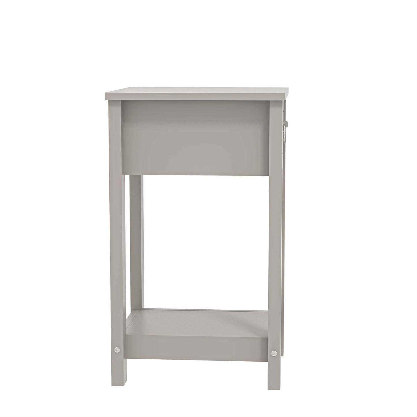 Galano Laurel Bedside Table, Stylish and Slim Side Table, Organizers and Storage Cabinet for Hallway, Entryway or Bedroom (Light Green)