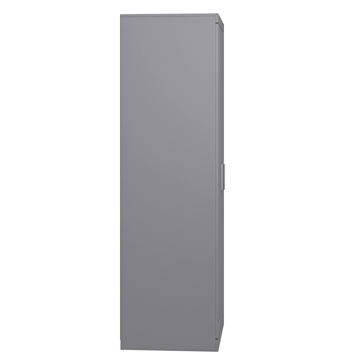 Galano Kimberley Wardrobe - 2 Door Wardrobe - Bedroom Furniture Unit with Hanging Rail Storage Wardrobe Organiser - ‎52.7 x 69.8 x 180.5 cm - Cool Grey