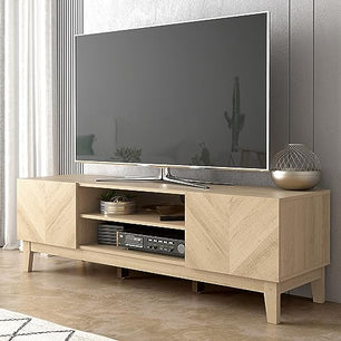 Galano Hanwell 2 Door TV Unit, Entertainment Centre for up to 65