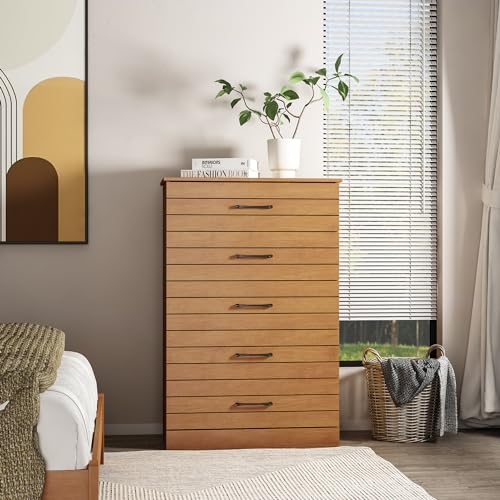 Galano Elis 6 Drawer Dresser Wide Dressers for Bedroom 6 Deep Drawers for Closet Organizer Tool-Less Ultra Fast Assembly 15.75" D x 47.24" W x 31.54" H Matt White