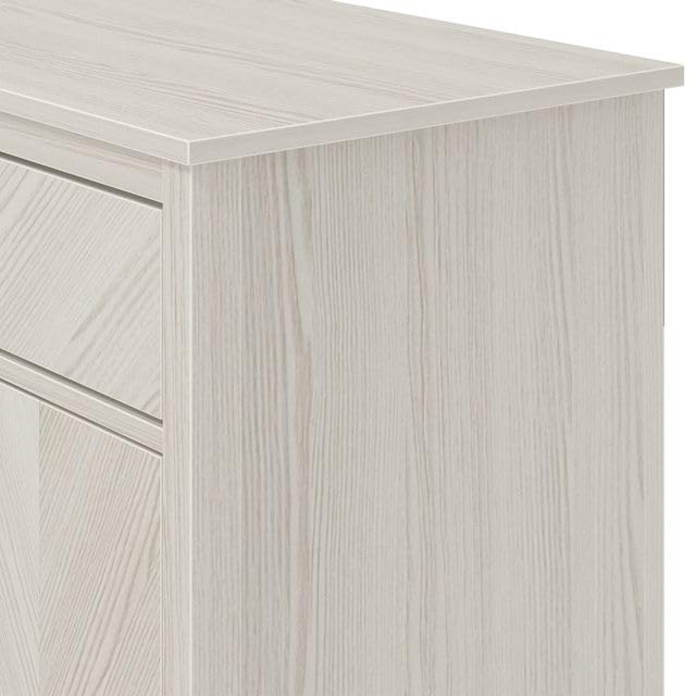 Galano Bonny Wide Dressing Table - Bedroom Large Vanity Makeup Table with Drawer and Door Storage – Console Table for Home Hallway and Living