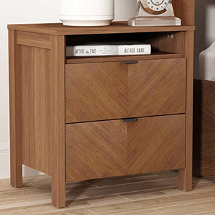 Galano Friddle-Carnforth Nightstand Bedside Table Bedroom, Bedside Cabinet, Spacious Storage End Table, Sofa Side Table, Storage Cabinet Living Room Furniture