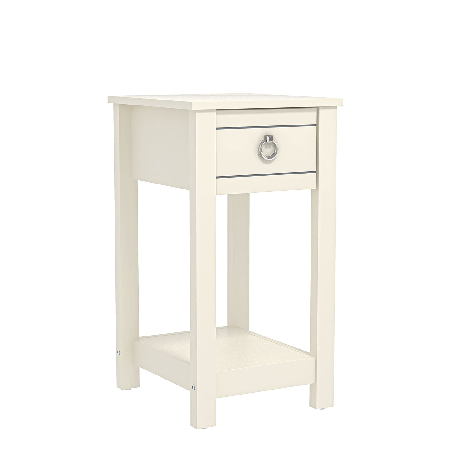 Galano Laurel Bedside Table, Stylish and Slim Side Table, Organizers and Storage Cabinet for Hallway, Entryway or Bedroom (Light Green)