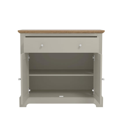 Galano Milan 3 Door 2 Drawer Sideboard - Cabinet Storage Organizer for Your Home - Storage Sideboard - Adjustable Shelves - Warm Grey Oak