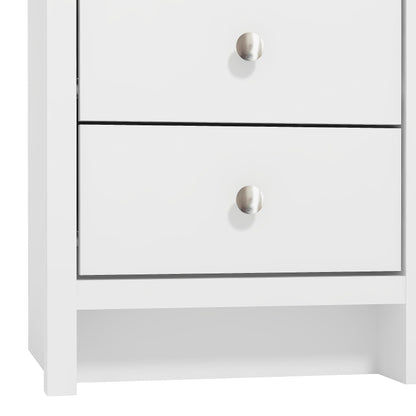 Galano Iris 4 Drawer Chest - Modern Cabinet with 1 Mirrored Drawers - Organizers and Storage for Bedroom – Console for Entryway - Hallway or Living Room - Grey,