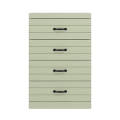 Galano Allington 4 Drawer Chest - Tall Drawer Chest with Storage for Bedroom - Chest of Drawers for Clothes - Storage Cabinet for Hallway, Entryway - Light Green