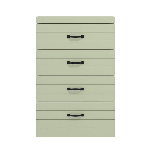 Galano Allington 4 Drawer Chest - Tall Drawer Chest with Storage for Bedroom - Chest of Drawers for Clothes - Storage Cabinet for Hallway, Entryway - Light Green