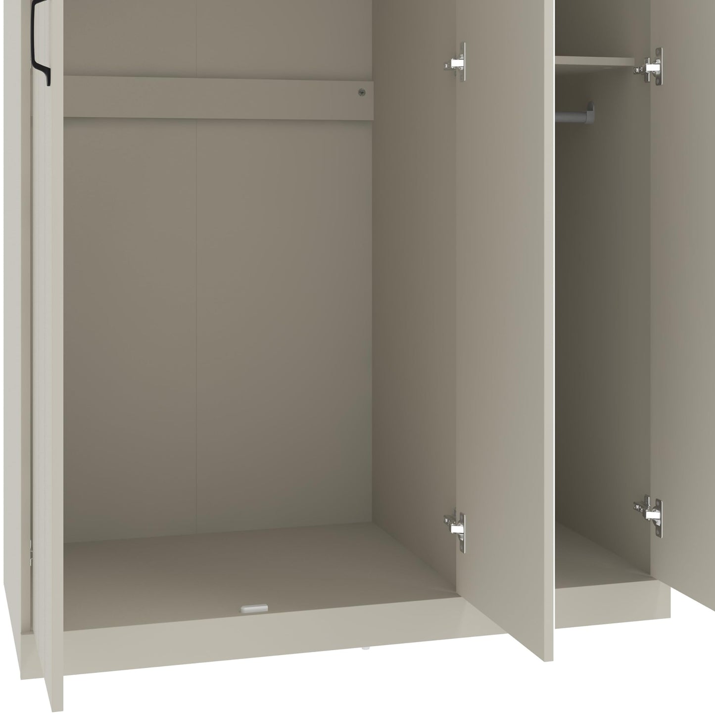 Galano Allington 2 Door Wardrobe with Mirror - Stylish & Sturdy Wardrobe - Bedrrom Furniture with Hanging Rail Storage (Light Green)