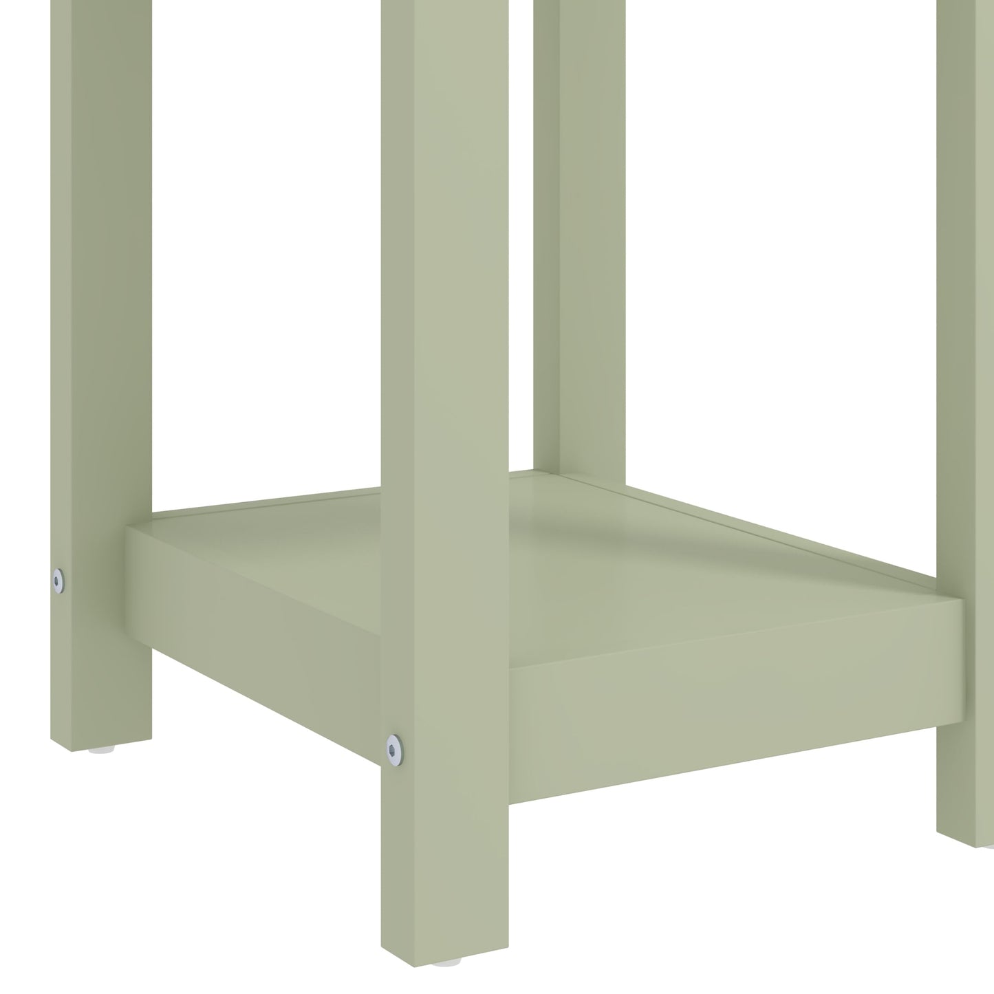 Galano Laurel Bedside Table, Stylish and Slim Side Table, Organizers and Storage Cabinet for Hallway, Entryway or Bedroom (Light Green)