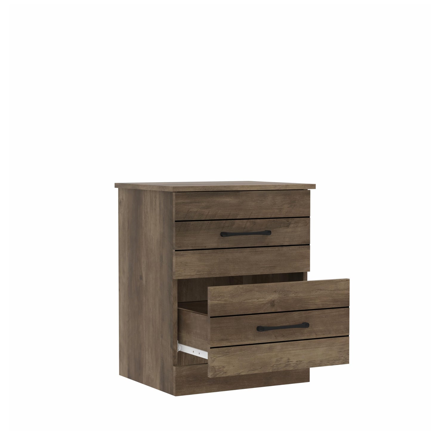 Galano Elis 2 Drawer Nightstand, Bedside Table, Night Stand for Bedroom, End Table, Sofa Side Table for Living Room, 15.8" D x 18.9" W x 23.6" H, Dusty Grey Oak