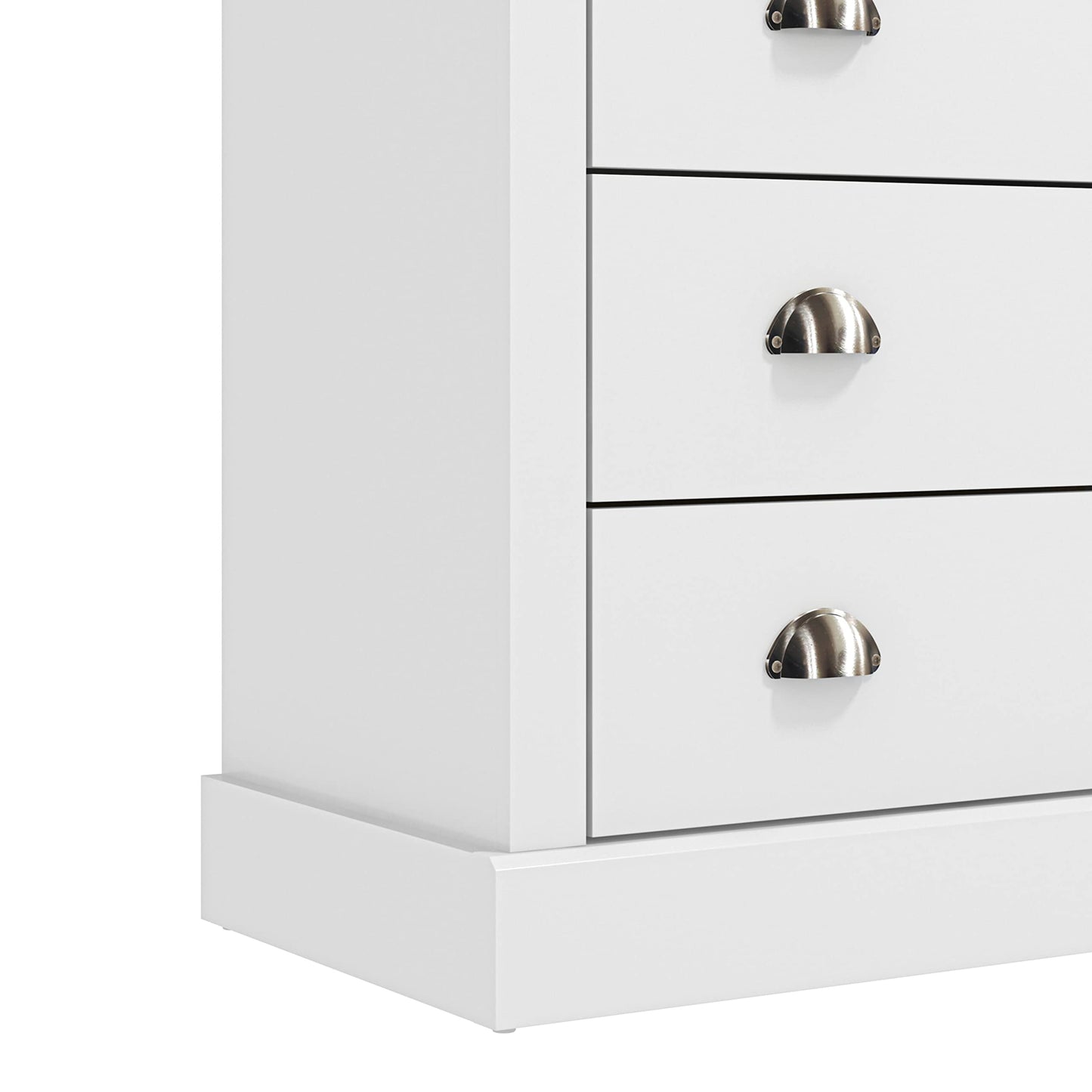 Galano Sufy 4 Drawer Chest - Wide Drawer Chest with Storage for Bedroom - Chest of Drawers for Clothes - Organizers and Storage Cabinet for Hallway - Entryway or Living Room - White