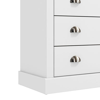 Galano Sufy 4 Drawer Chest - Wide Drawer Chest with Storage for Bedroom - Chest of Drawers for Clothes - Organizers and Storage Cabinet for Hallway - Entryway or Living Room - White