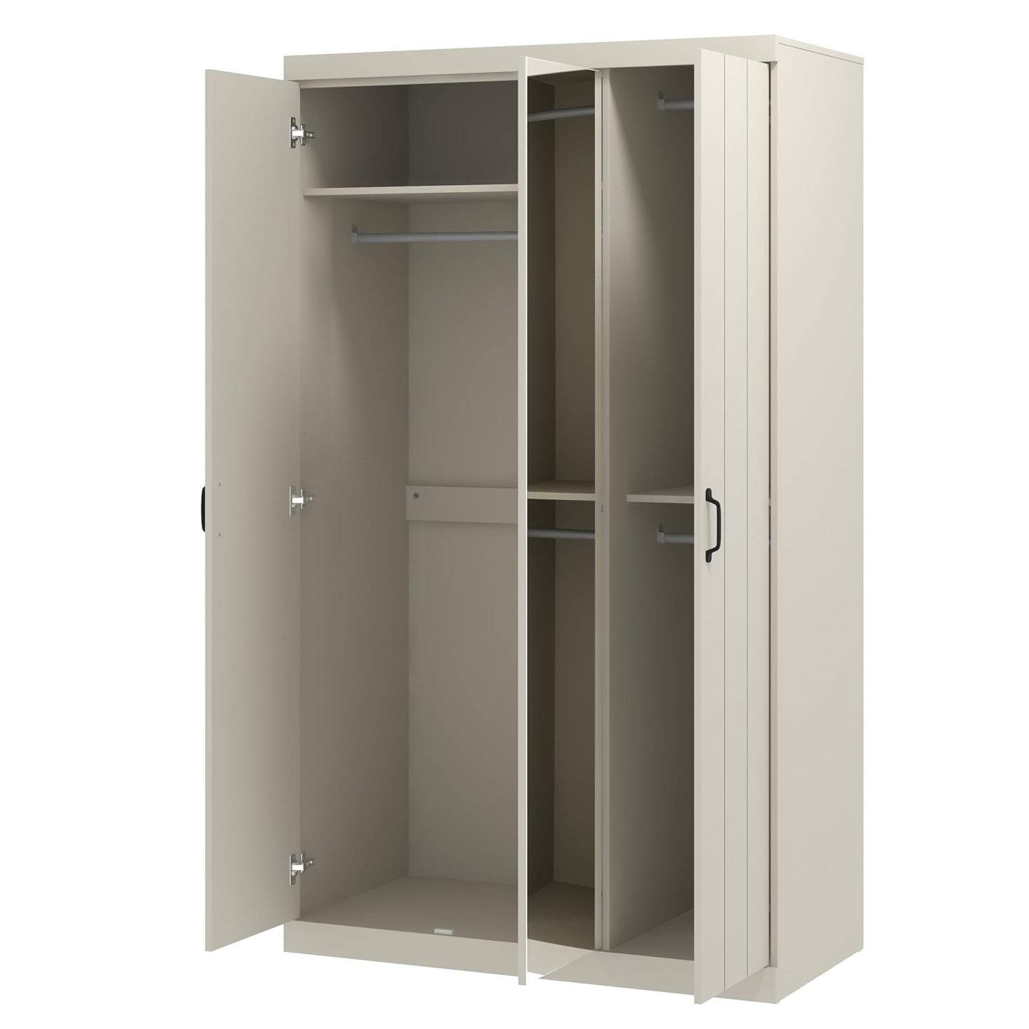 Galano Allington 2 Door Wardrobe with Mirror - Stylish & Sturdy Wardrobe - Bedrrom Furniture with Hanging Rail Storage (Light Green)