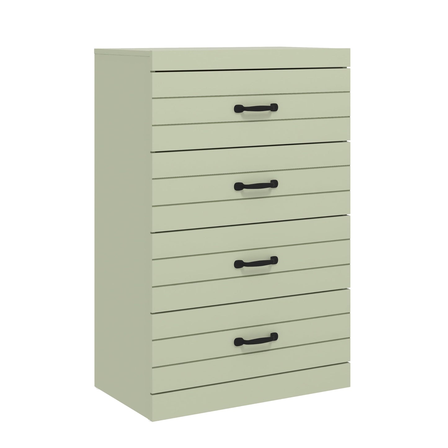 Galano Allington 4 Drawer Chest - Tall Drawer Chest with Storage for Bedroom - Chest of Drawers for Clothes - Storage Cabinet for Hallway, Entryway - Light Green